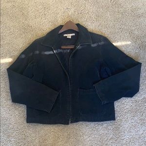 Thin corduroy boxy collared women’s jacket large